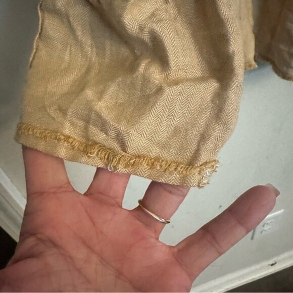 True Craft Cabin Fever 2 Tan Long Sleeve Henley Boho Top Size XL NWT - Picture 10 of 11